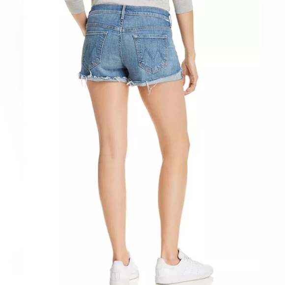 MOTHER Pants - Mother Rascal Slit Flip Denim Short